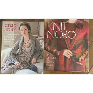 Aran Knits: 23 Contemporary Designs Classic Cable Patterns Storey knit noro book